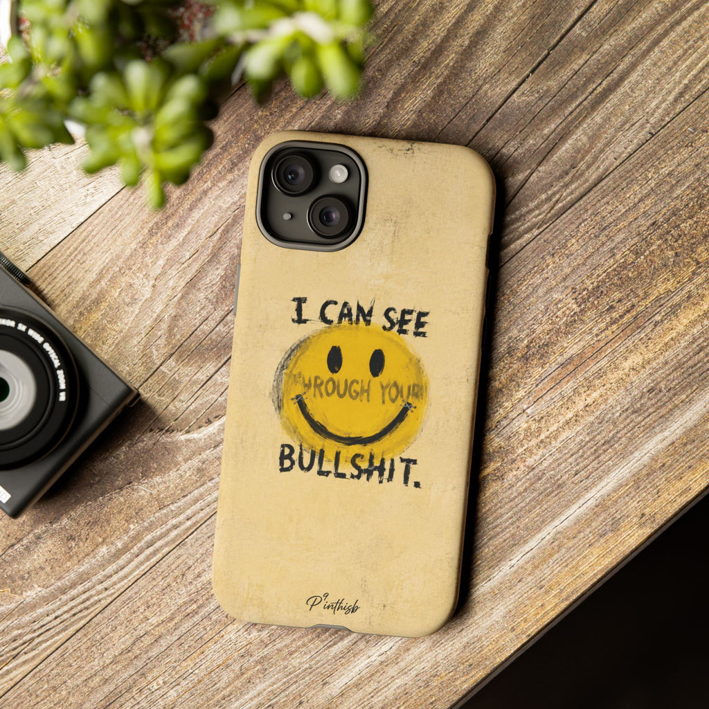 Smiley Anti-BS Tough Case