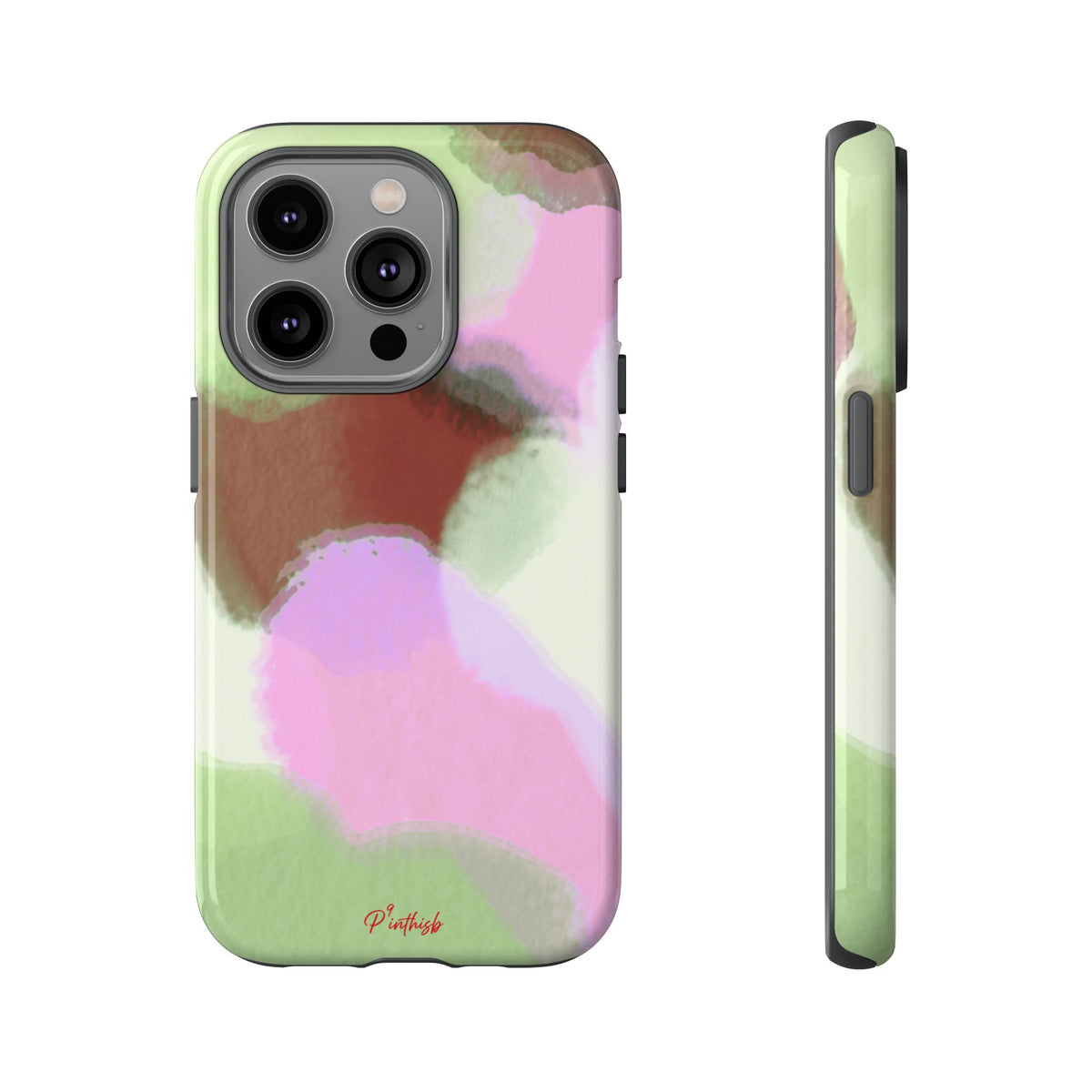 Abstract Pastel Camouflage Tough Phone Case