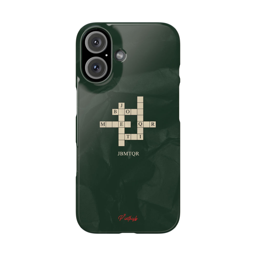 "JBMTQR crossword" Snap Phone Case