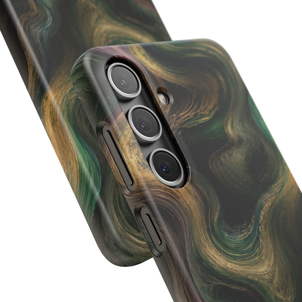 Marbled Forest Snap Phone Case