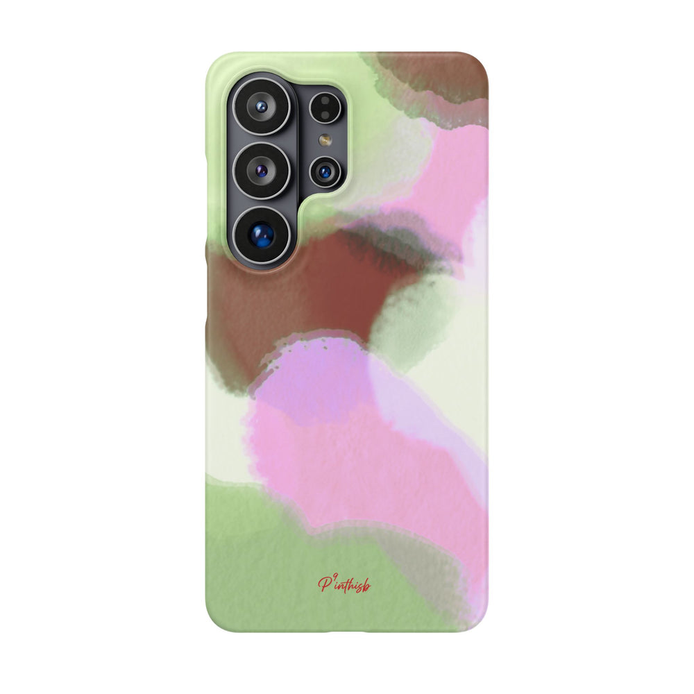 Abstract Pastel Camouflage Snap Phone Case