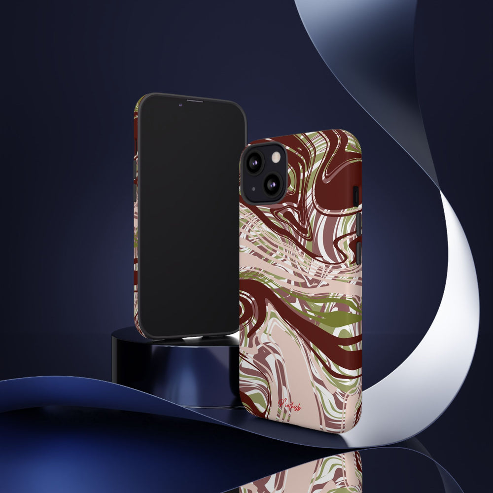 Abstract Marbled Tough Phone Case