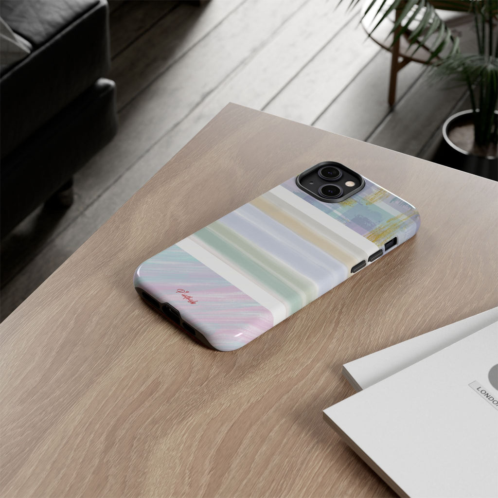 Pastel Stripe Tough Phone Case