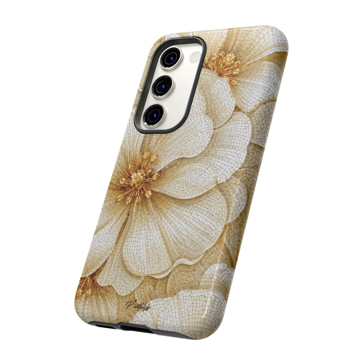 Floral Gold Bloom Tough Case