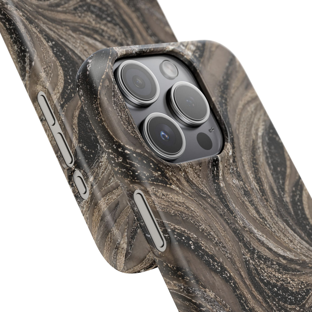 Neutral Swirl Protective Snap Case