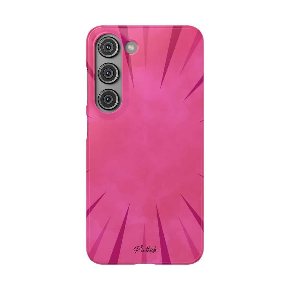 Pink Burst Snap Phone Case