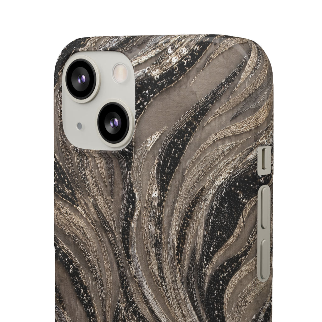 Neutral Swirl Protective Snap Case