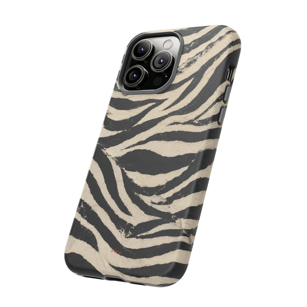 Wavy Peach & Mauve Tough Case