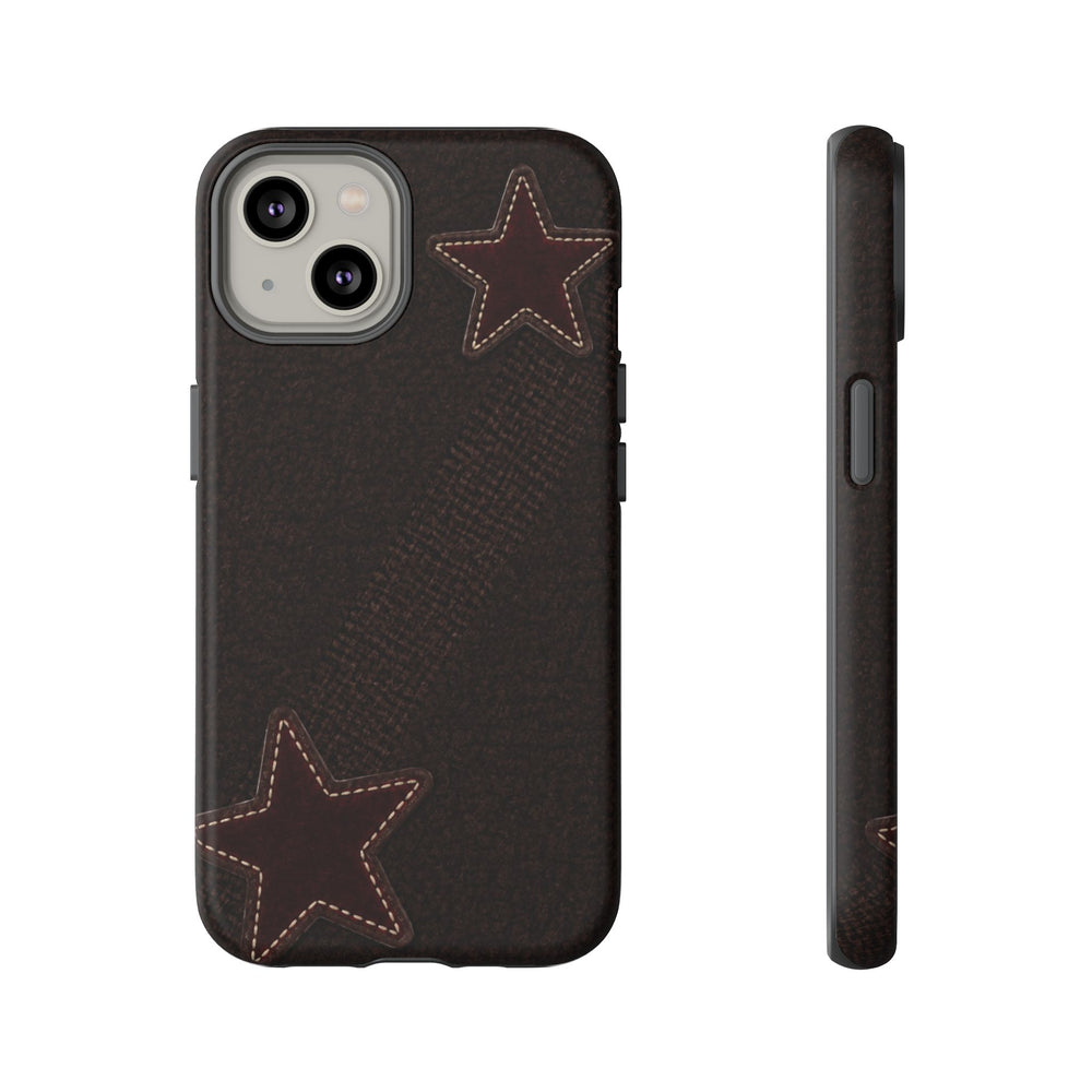 Rustic Stitched Star Phone Case