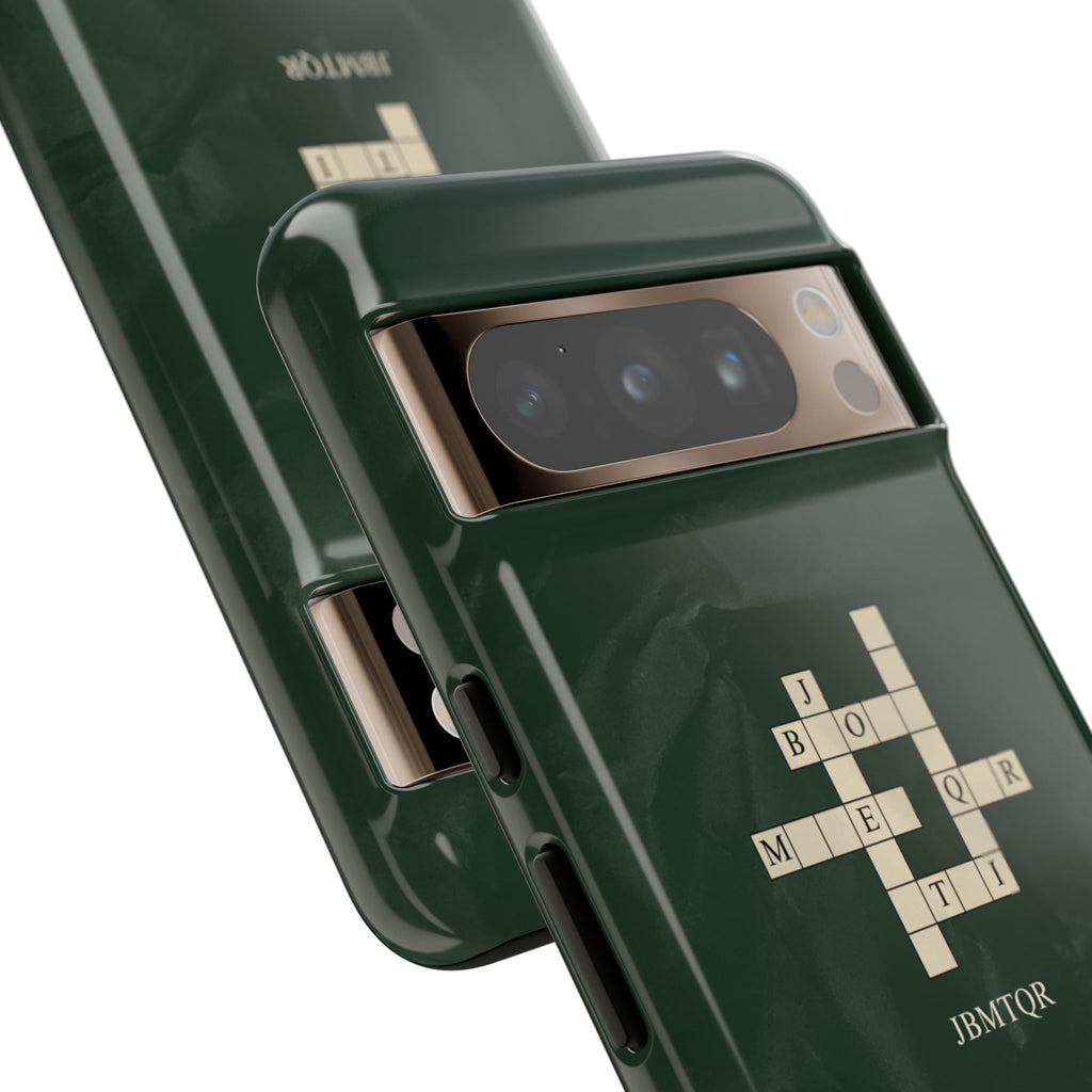 "JBMTQR crossword" Tough Phone Case