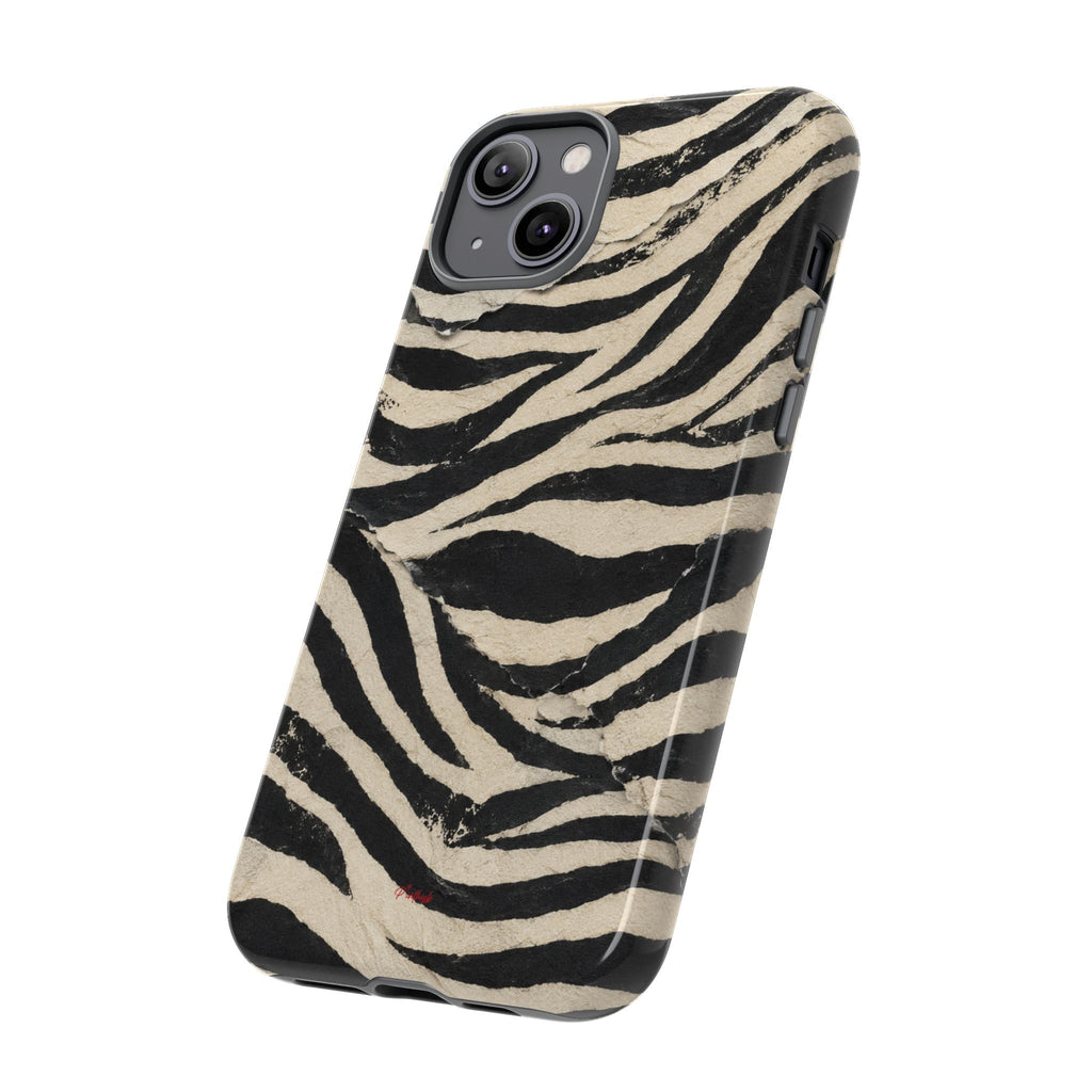 Wavy Peach & Mauve Tough Case