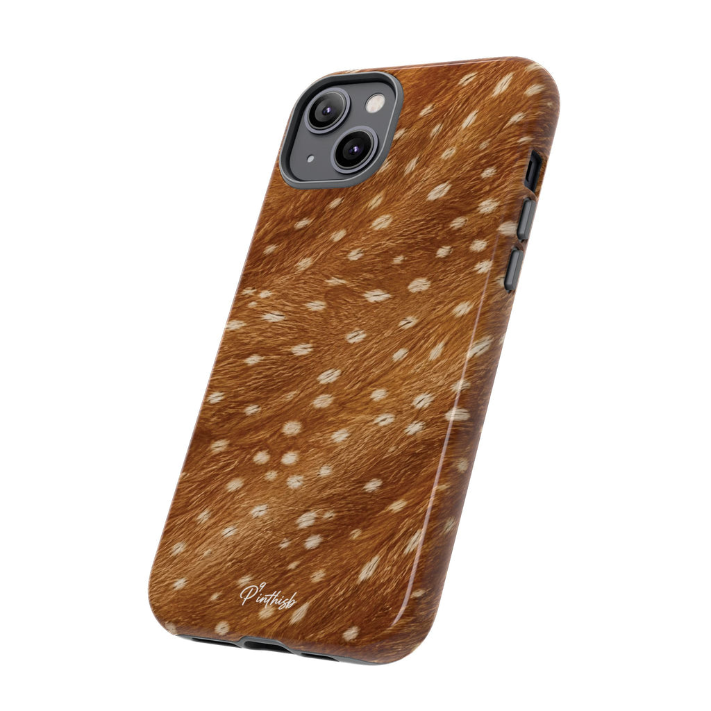 Caramel Deer Pattern Tough Case