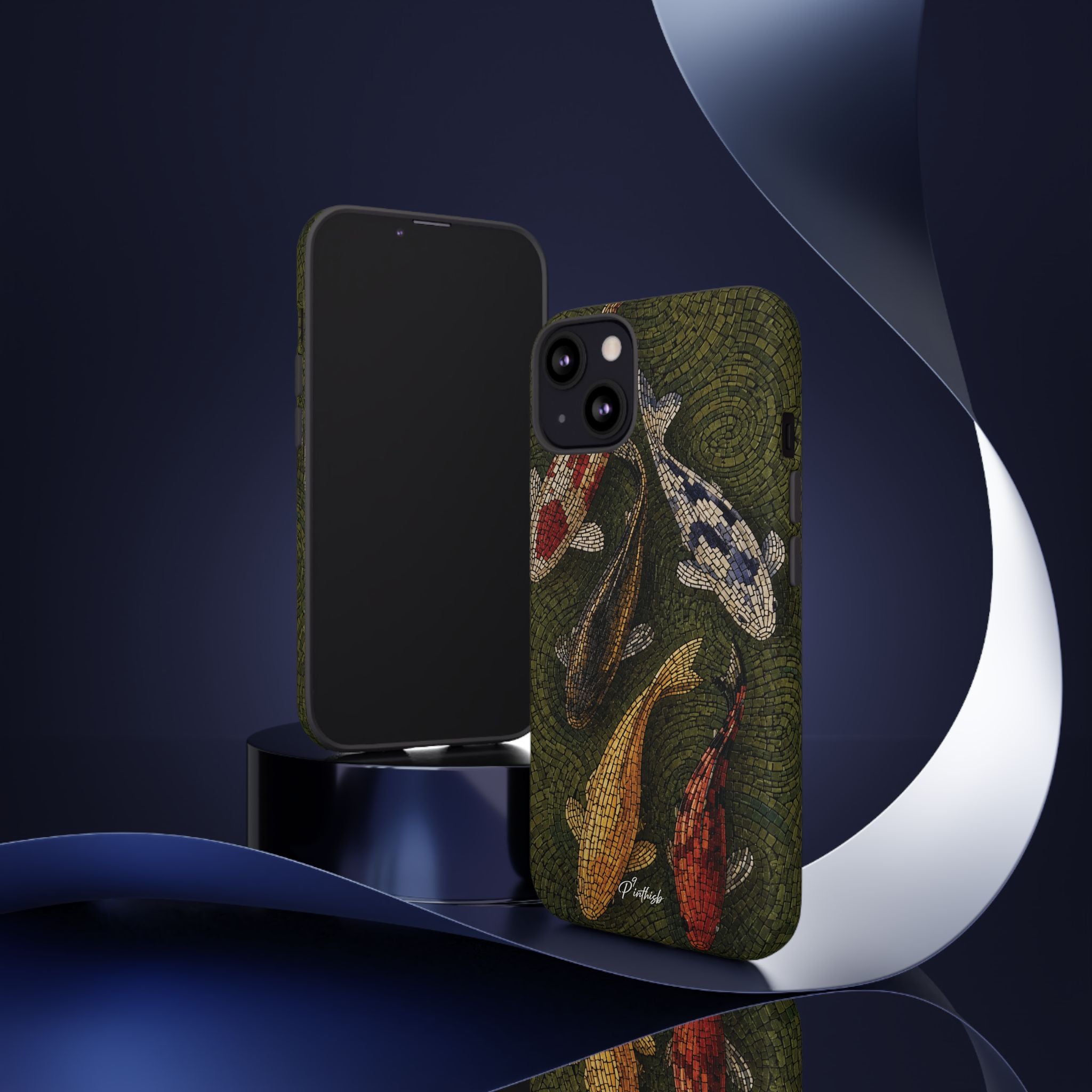 Fish Pond Tough Phone Case