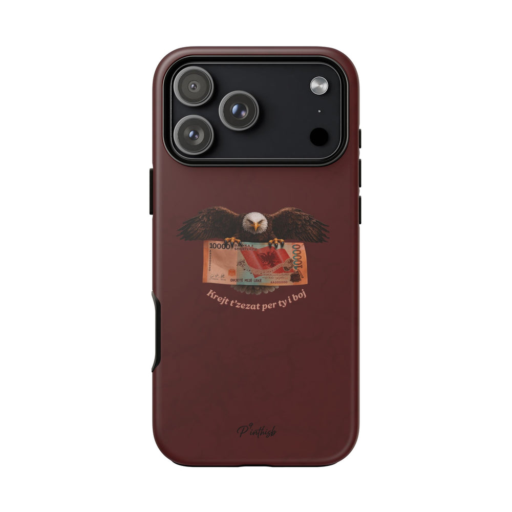 "Krejt t'zezat për ty i boj" Albanian Tough Phone Case