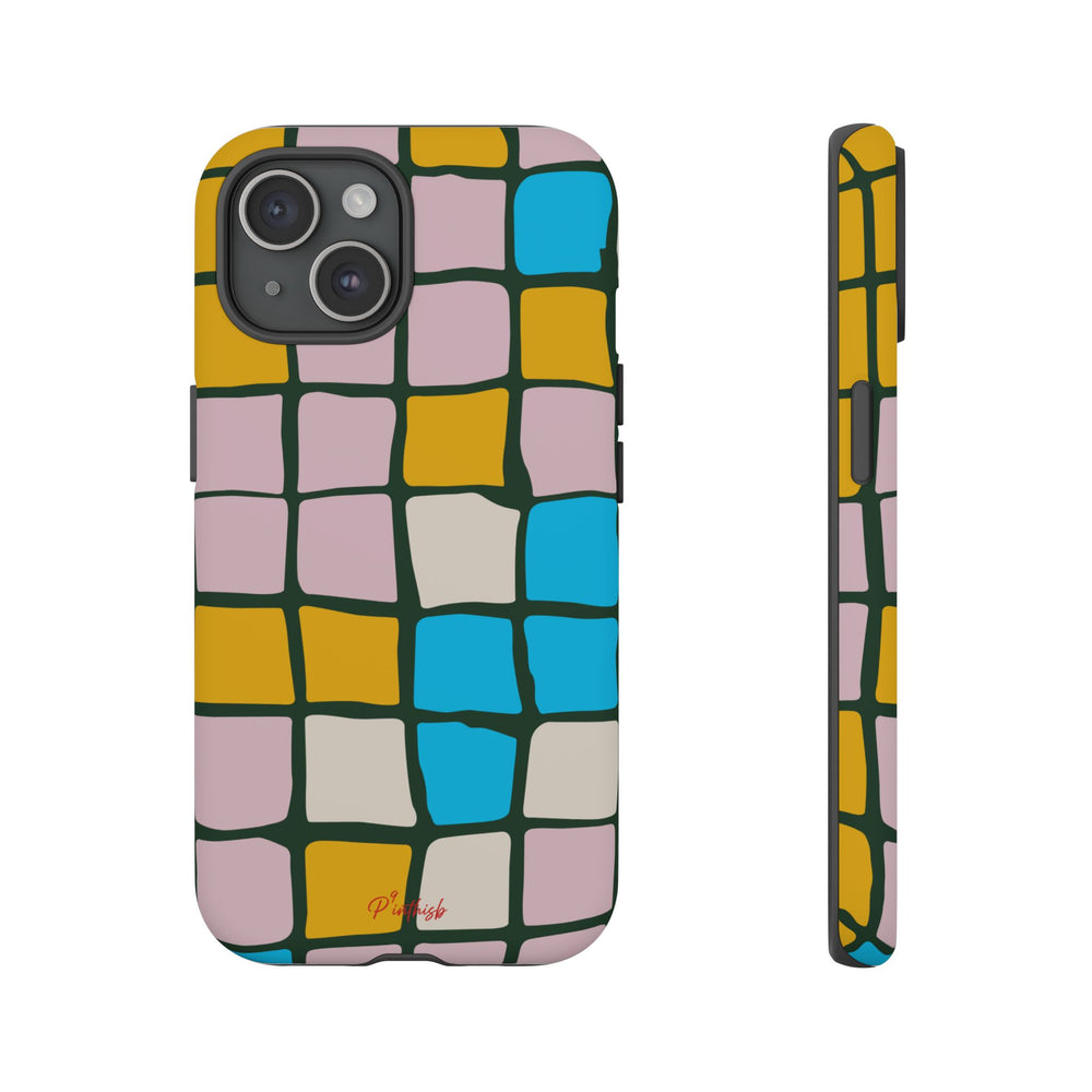 Color Grid Tough Phone Case