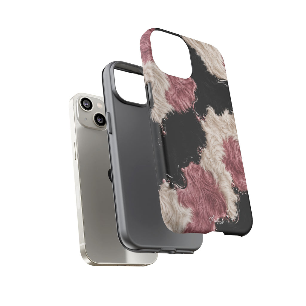Cow Print Swirl Tough Case