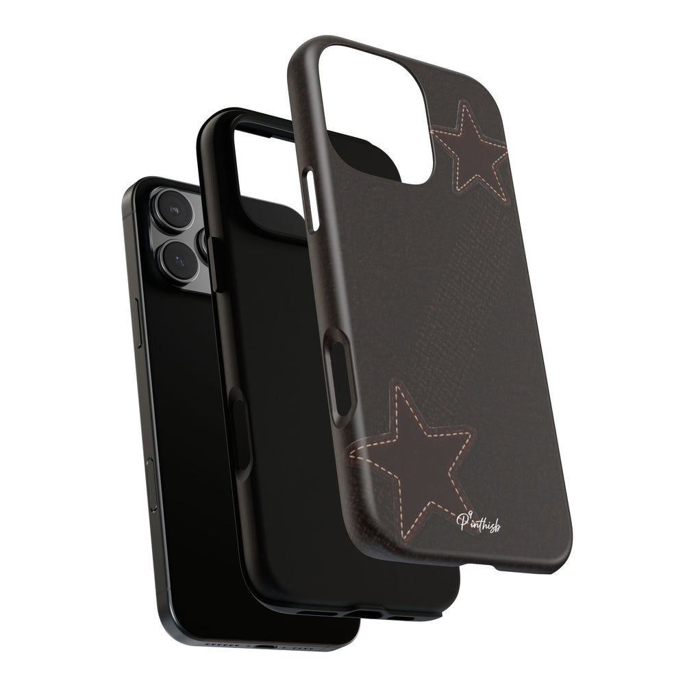Rustic Stitched Star Phone Case