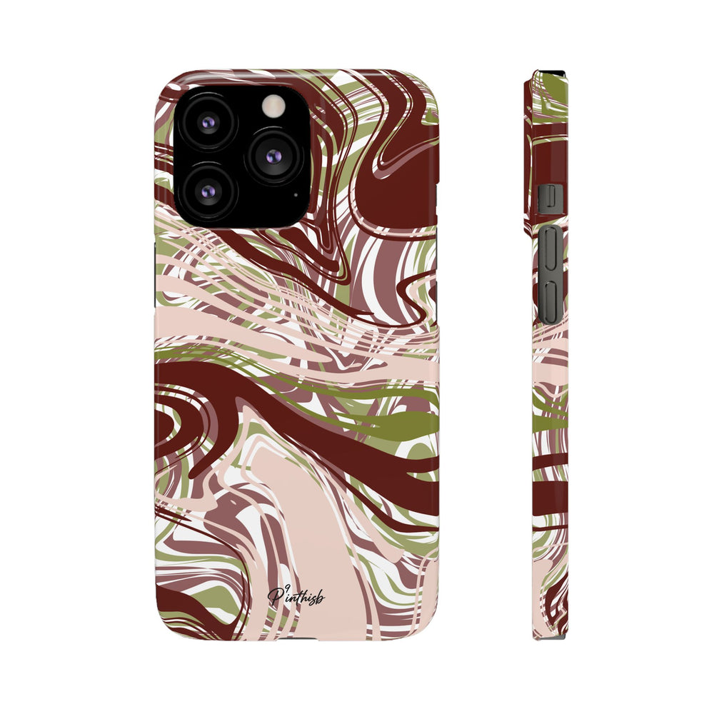 Abstract Marbled Snap Phone Case