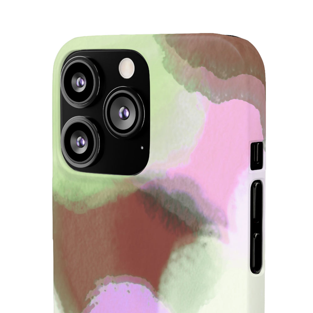 Abstract Pastel Camouflage Snap Phone Case