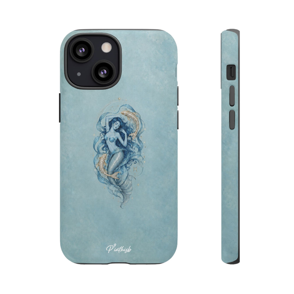 Pisces Zodiac Glitter Phone Case