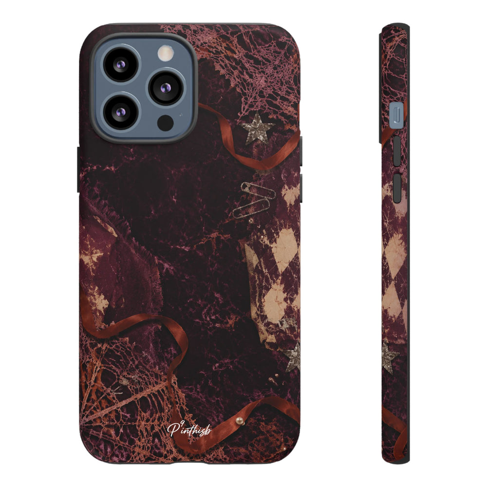 Dark Maroon Vintage Tough Case
