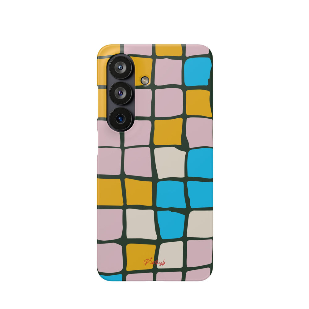 Color Grid Snap Phone Case