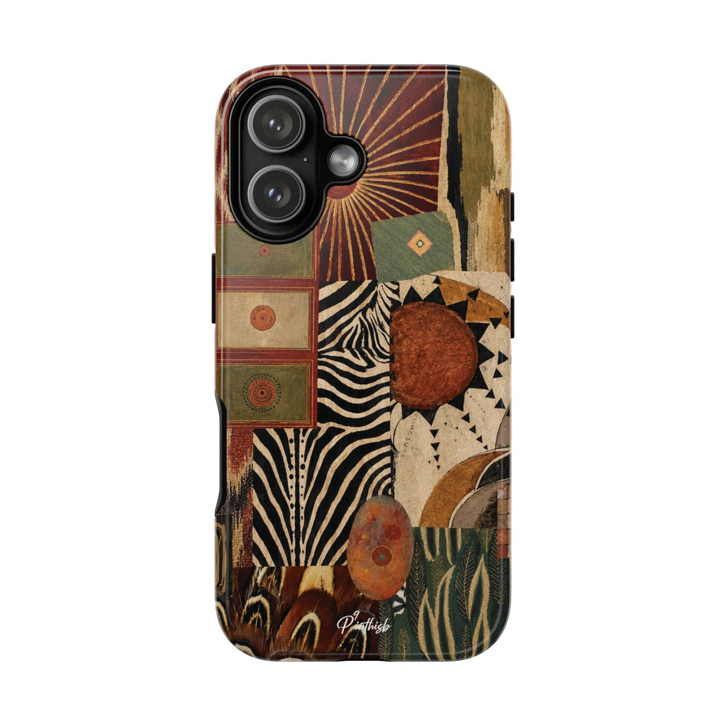 Abstract Boho Collage Tough Case