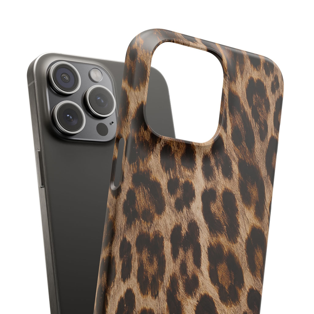 Leopard Print Snap Phone Case