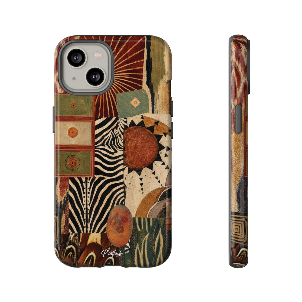 Abstract Boho Collage Tough Case