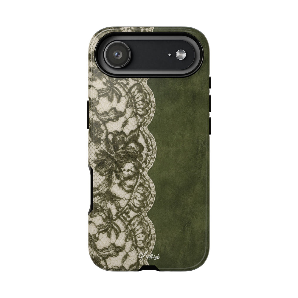 Olive Lace Tough Case