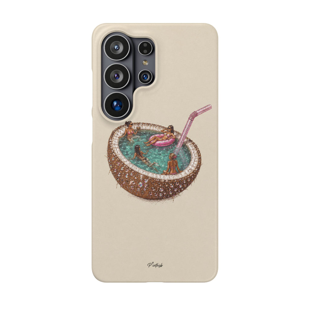 Coconut Pool Snap Phone Case