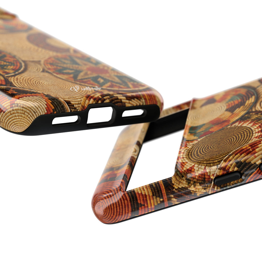 Bohemian Woven Basket Pattern Tough Case