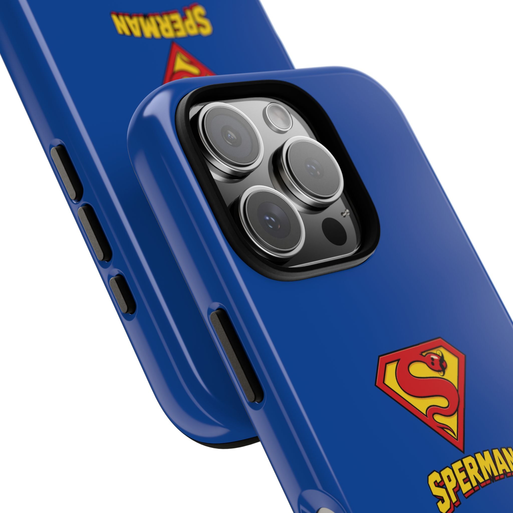 "SPERMAN" Parody Logo Tough Phone Case