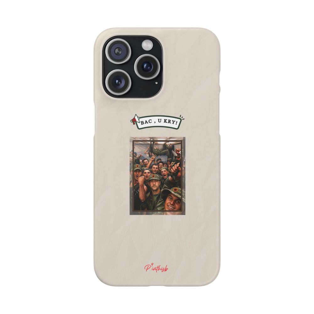 "BAC, U KRY!" Snap Case