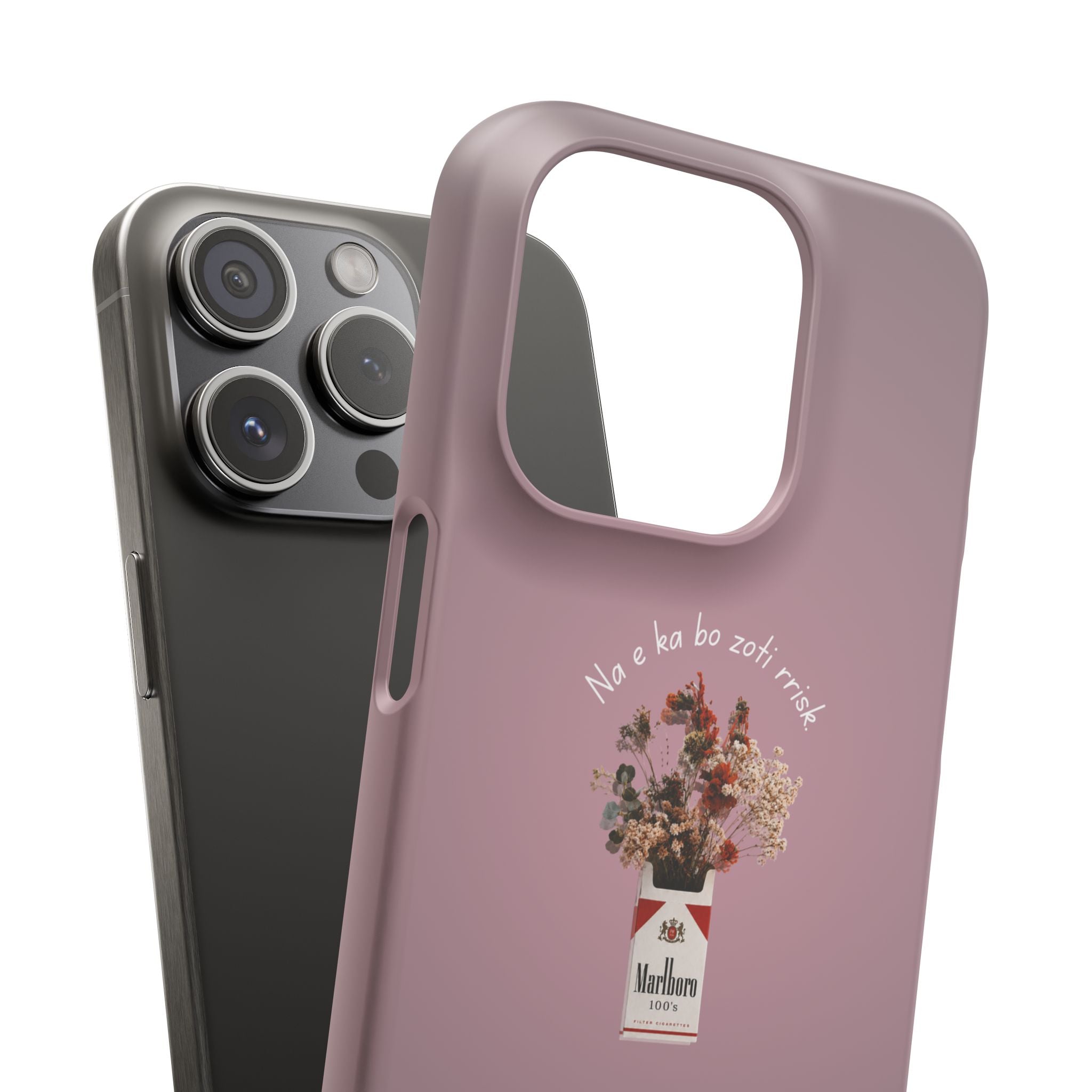 "Na e ka bo zoti rrisk." Snap Phone Case