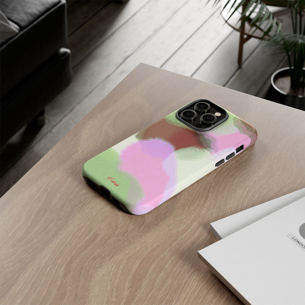 Abstract Pastel Camouflage Tough Phone Case