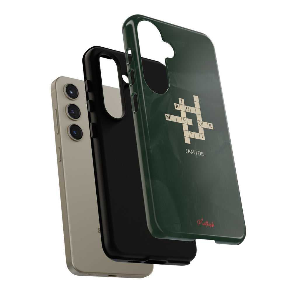 "JBMTQR crossword" Tough Phone Case