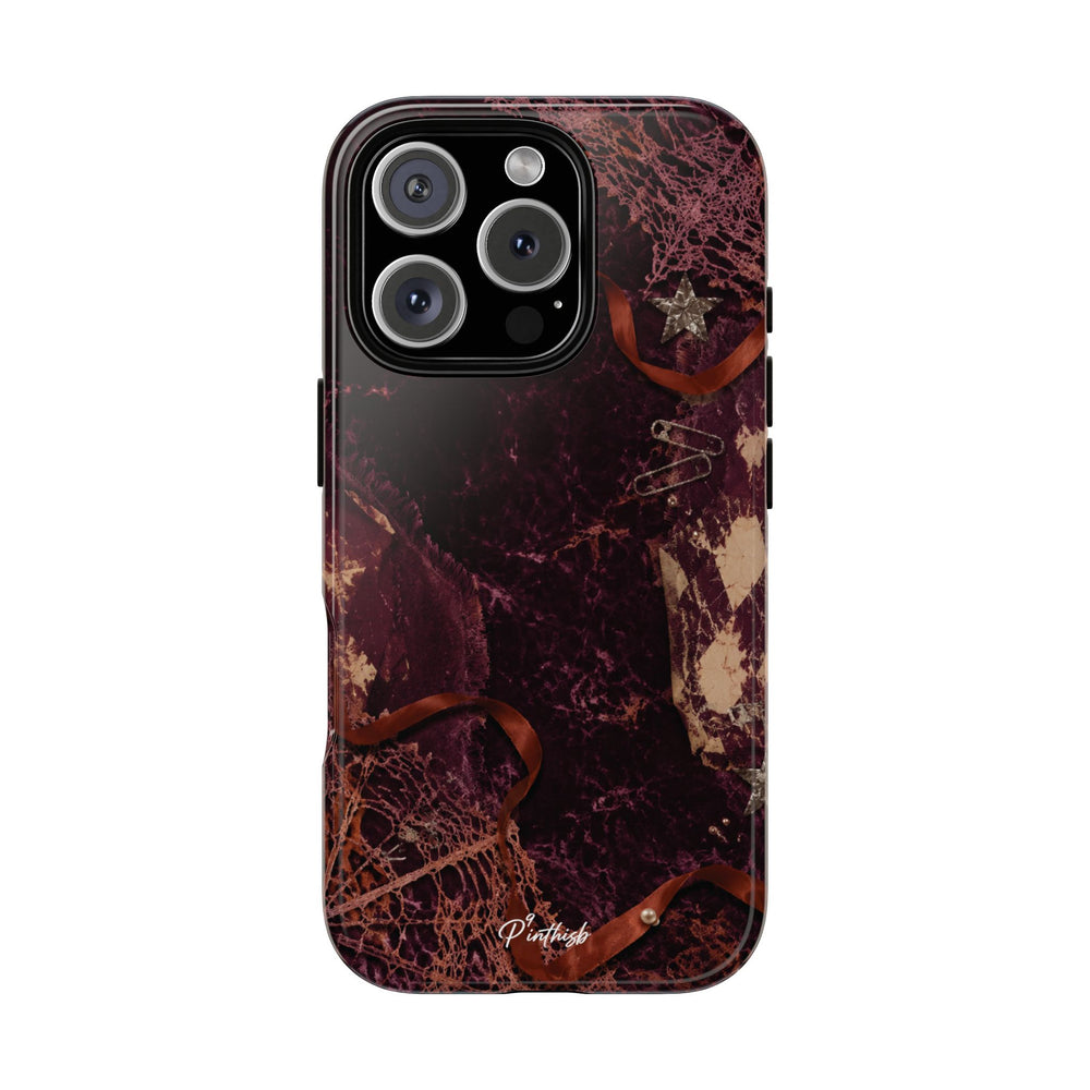Dark Maroon Vintage Tough Case
