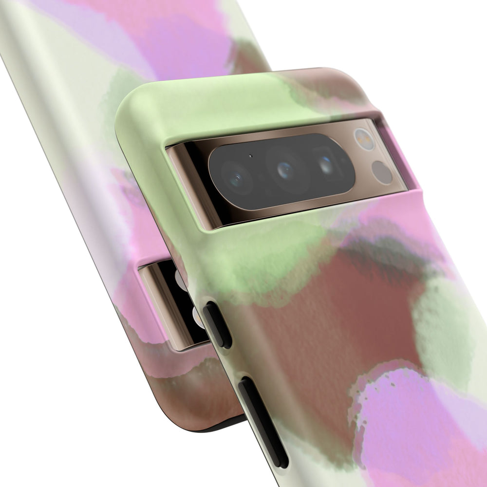 Abstract Pastel Camouflage Tough Phone Case