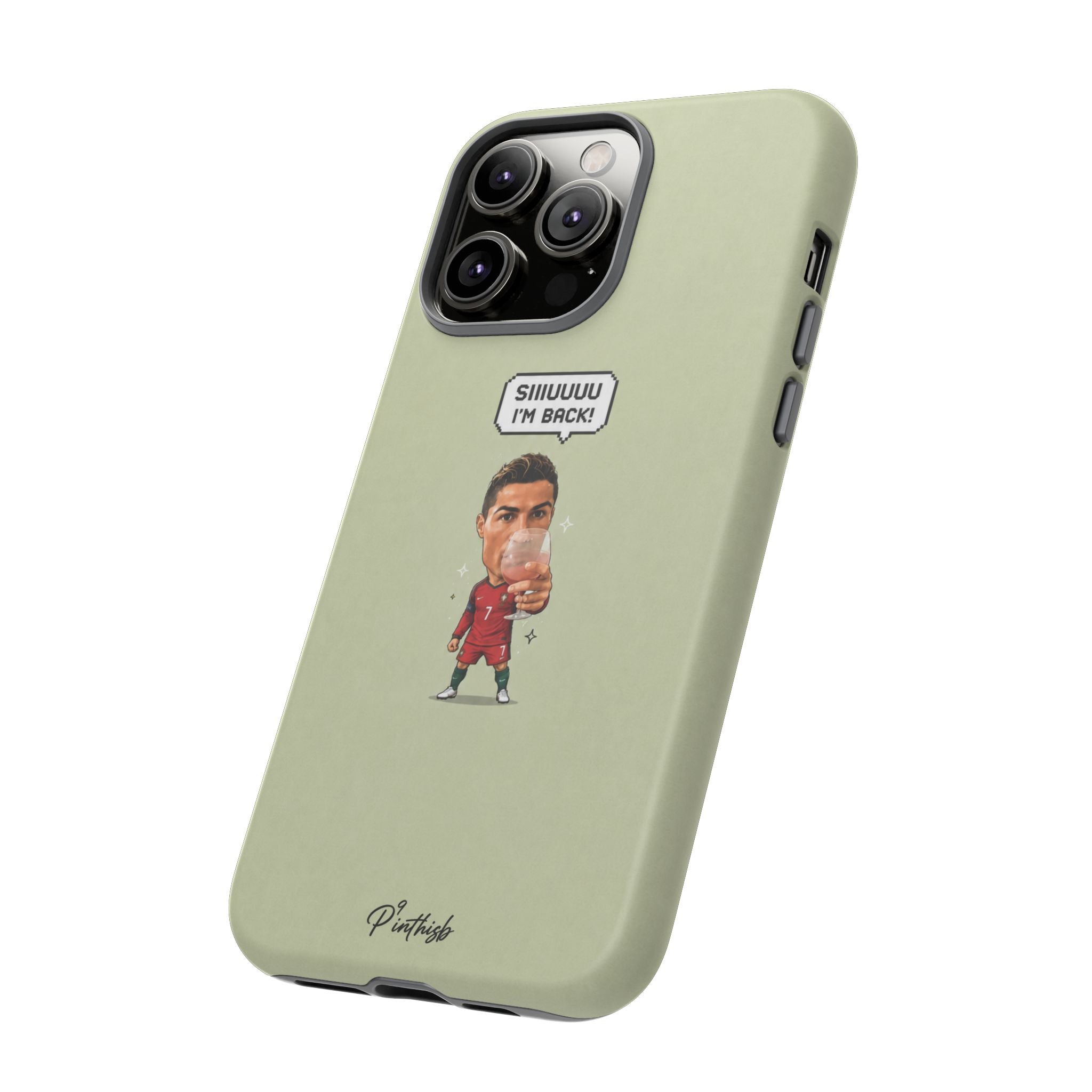 "SIIUUU, I'M BACK" CR7 Tough Phone Case