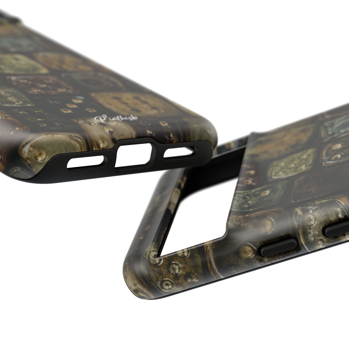 Vintage Dice Tile Phone Case