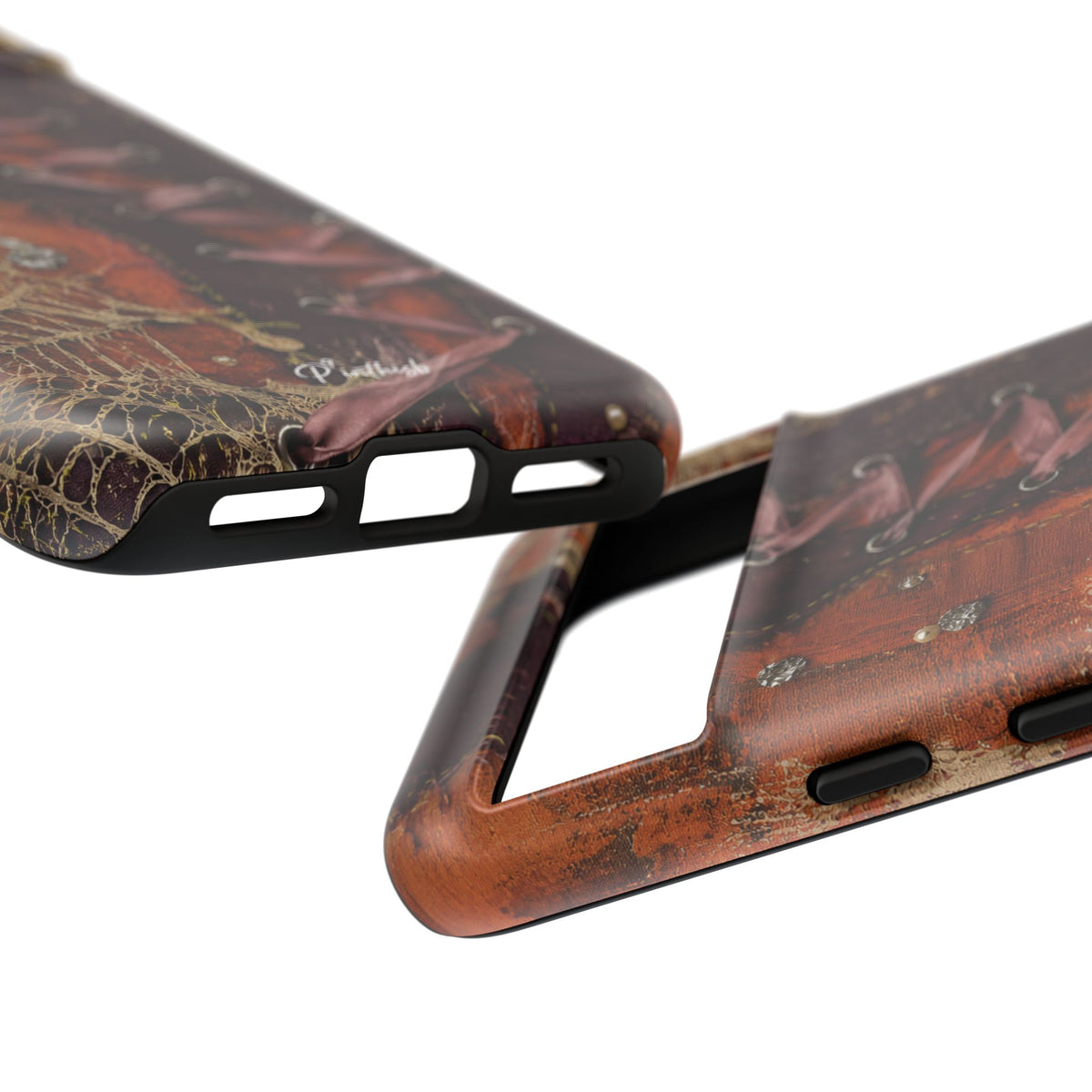 Vintage Leather Lace Tough Case