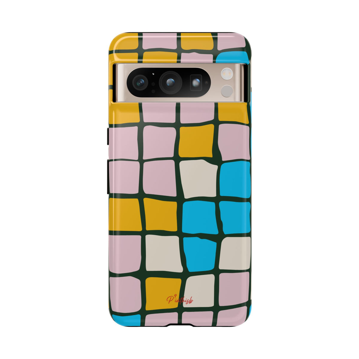 Color Grid Tough Phone Case