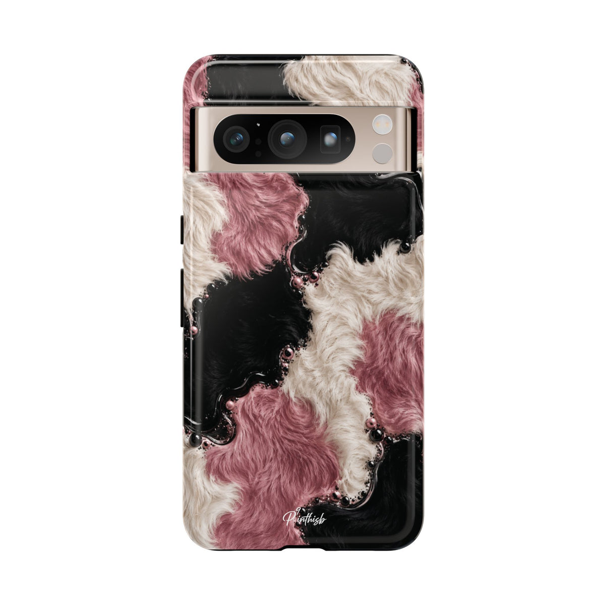 Cow Print Swirl Tough Case