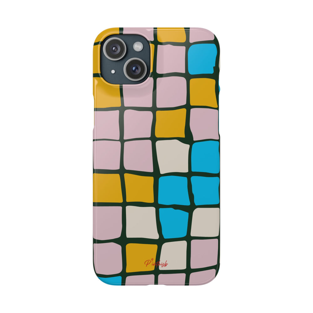 Color Grid Snap Phone Case