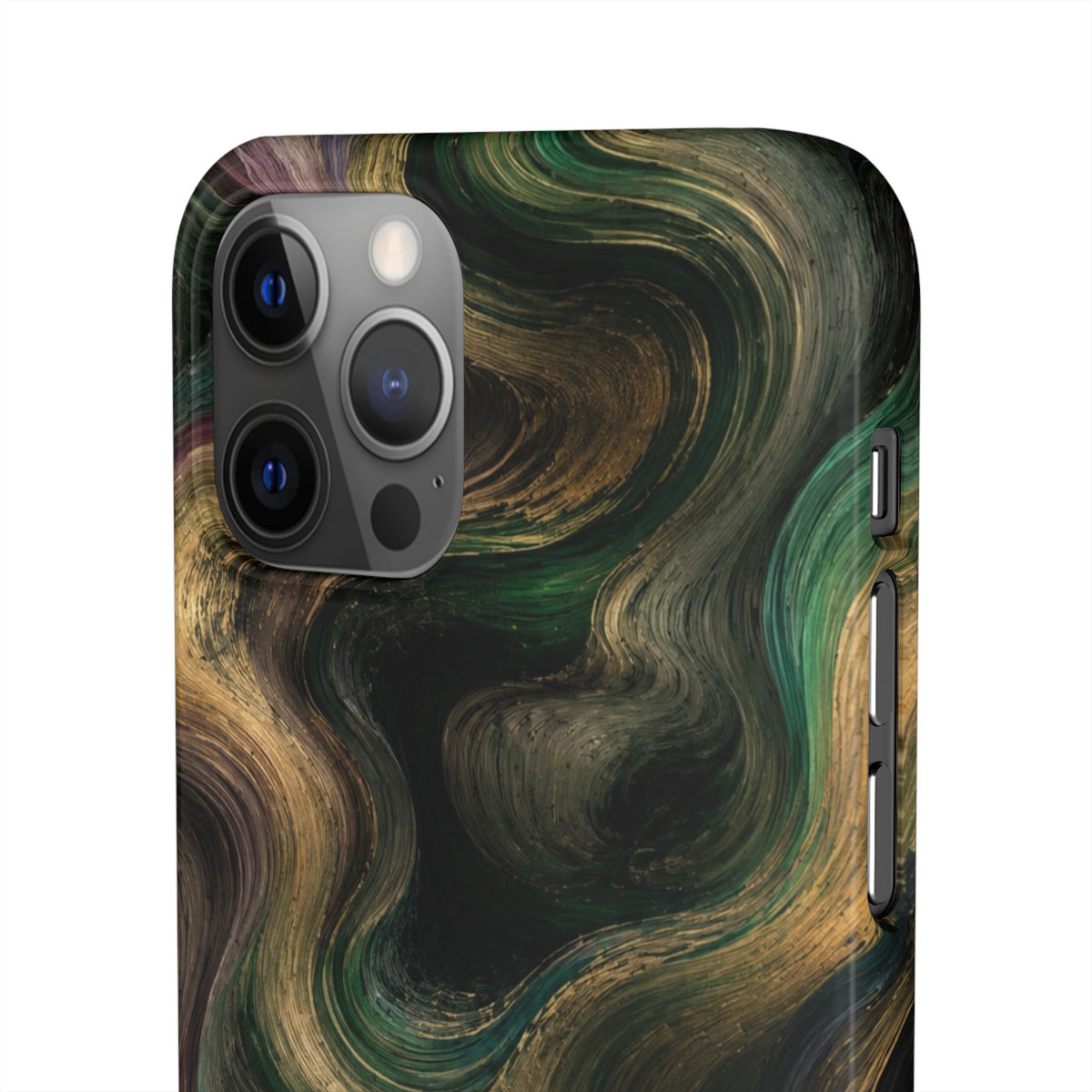 Marbled Forest Snap Phone Case