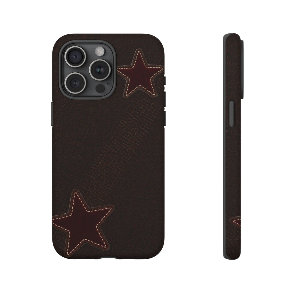 Rustic Stitched Star Phone Case