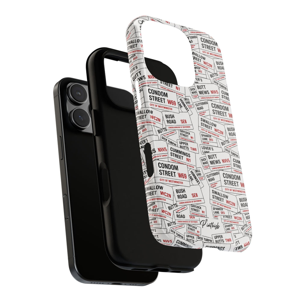 Cheeky London Street Signs Phone Case