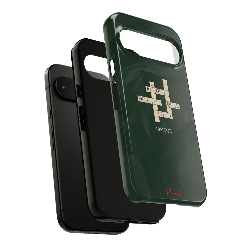 "JBMTQR crossword" Tough Phone Case