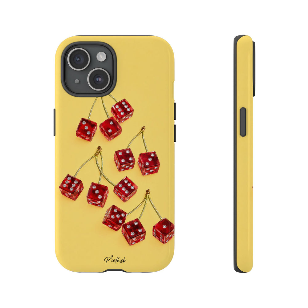 Cherry Dice Tough Phone Case
